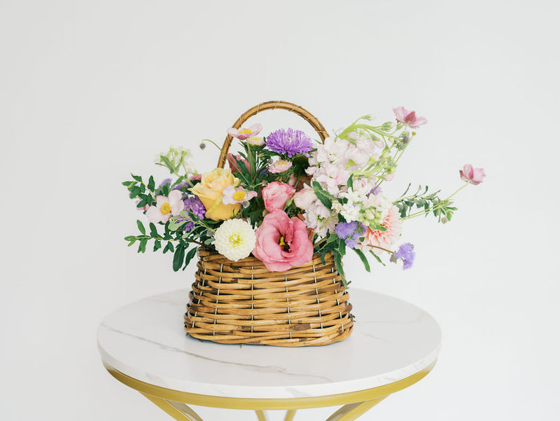 French Flower Basket