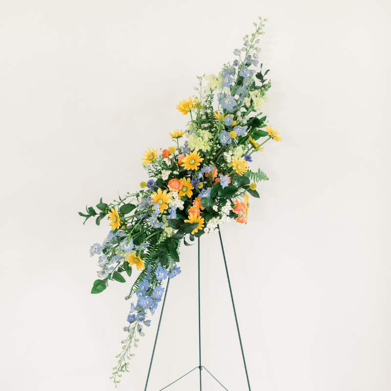 Floral Spray with Stand
